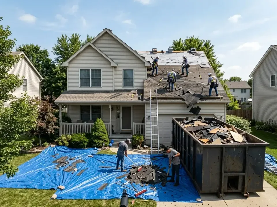 roof-replacement-debris-remova-004 — frequently asked questions, Cheapest Dumpster Rentals in Plaquemine, LA